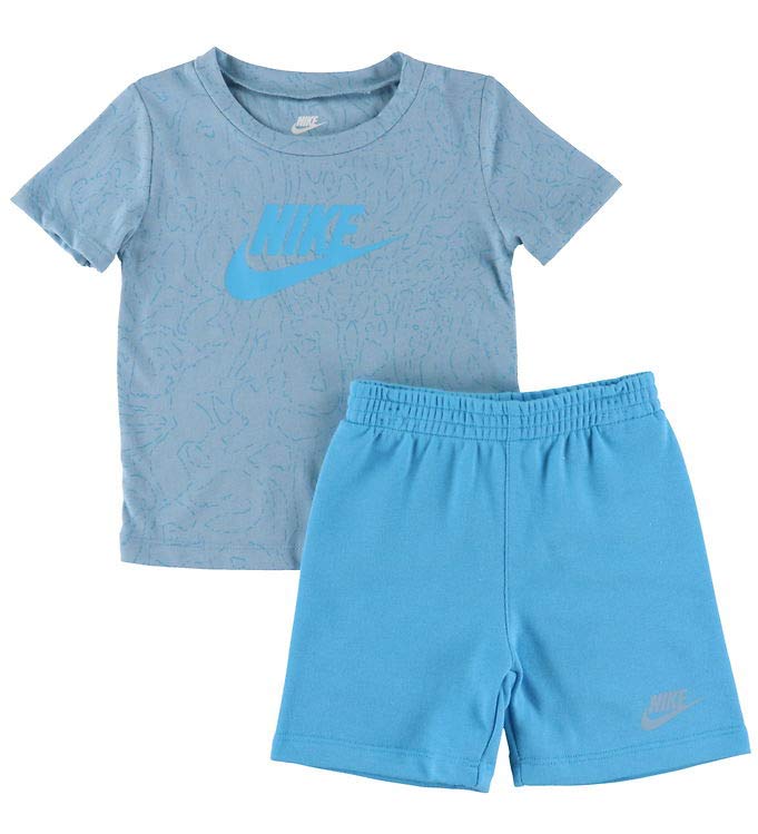 NIKE INF NSW CLUB SSNL SHORT SET BLUE