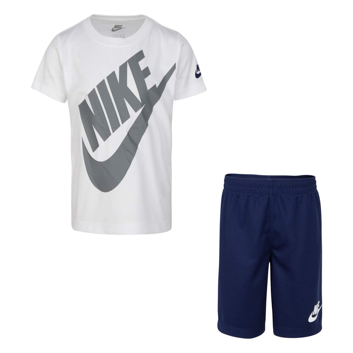 NIKE JNR FUTURA SHORT SET WHITE
