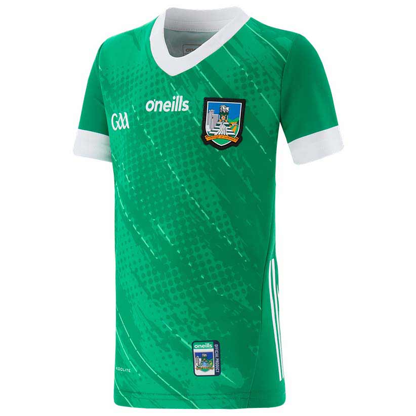 O'Neills Limerick 23 Home Kid Jersey Grn