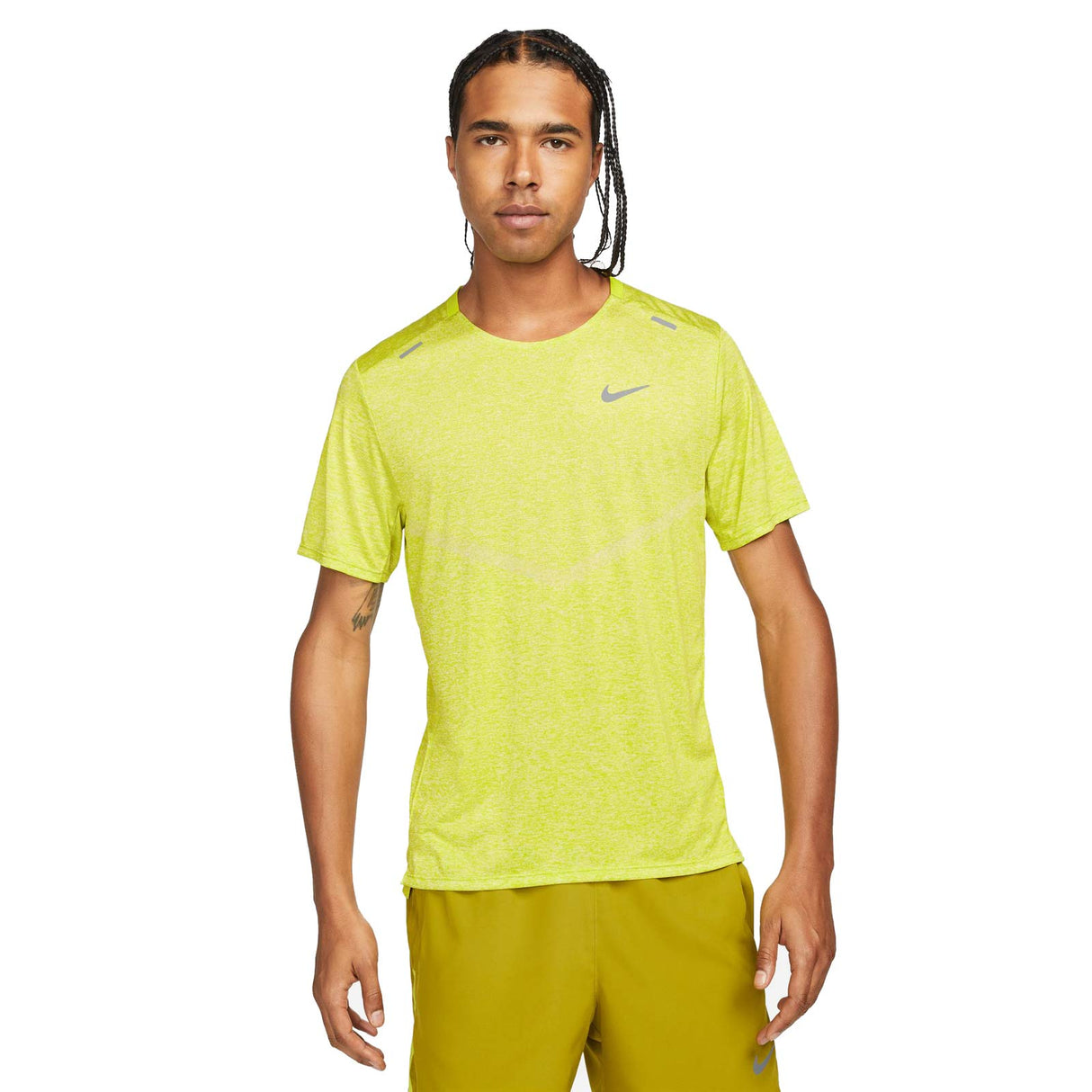 Nike Mens Dri-Fit Rise 365 Tee Green