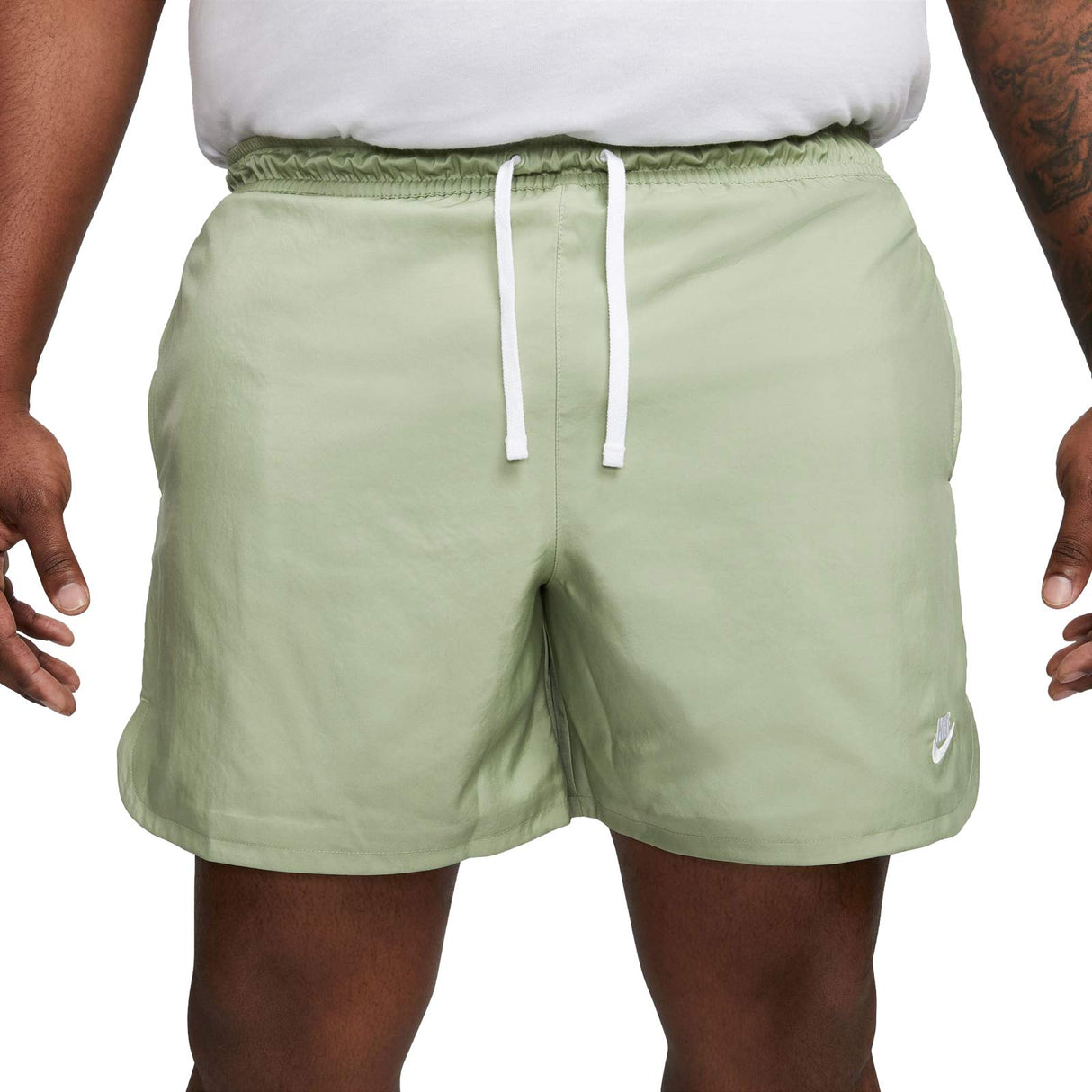 Nike Mens Club Woven Flow Shorts Green