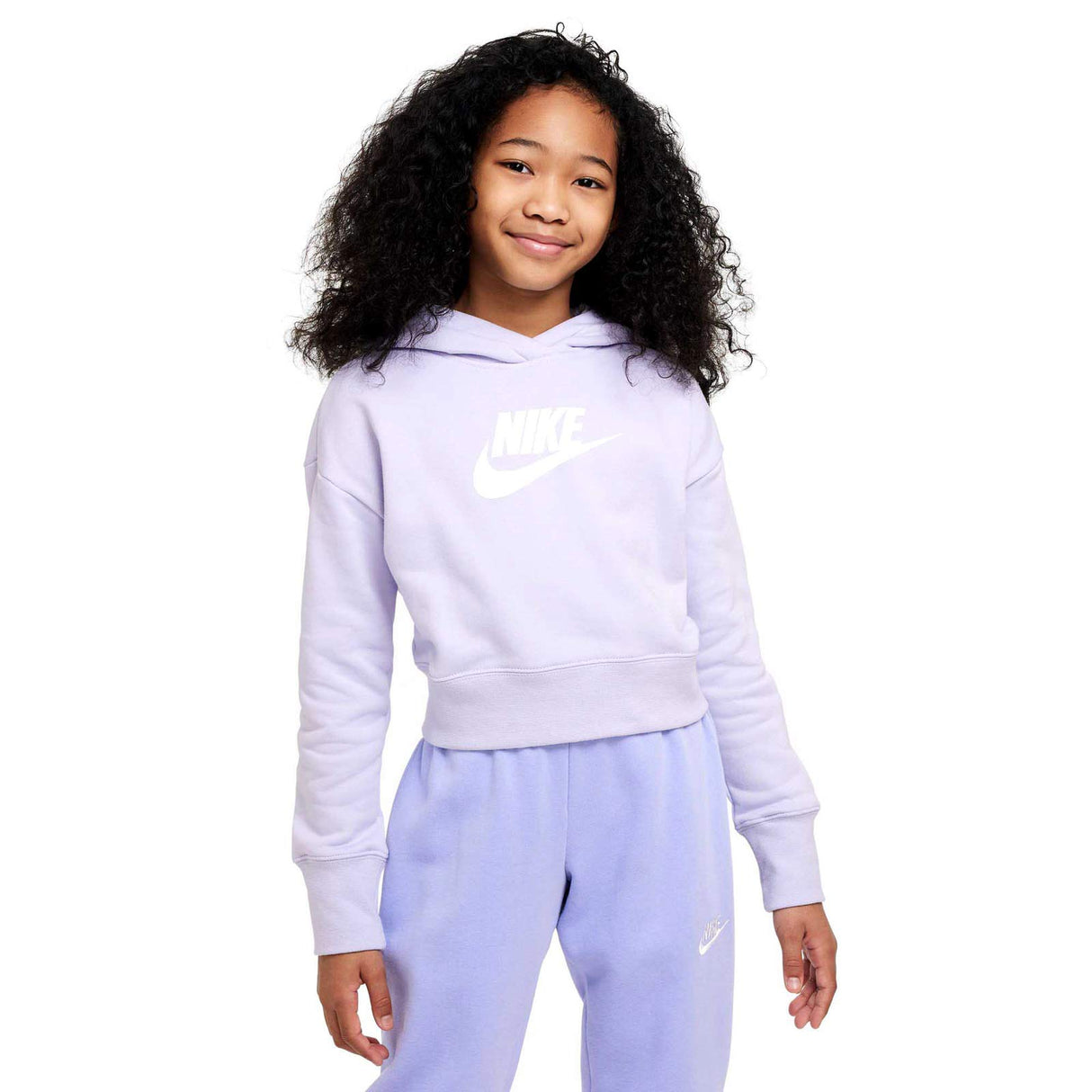 Nike Girls Sportswear Club Hoody Purple