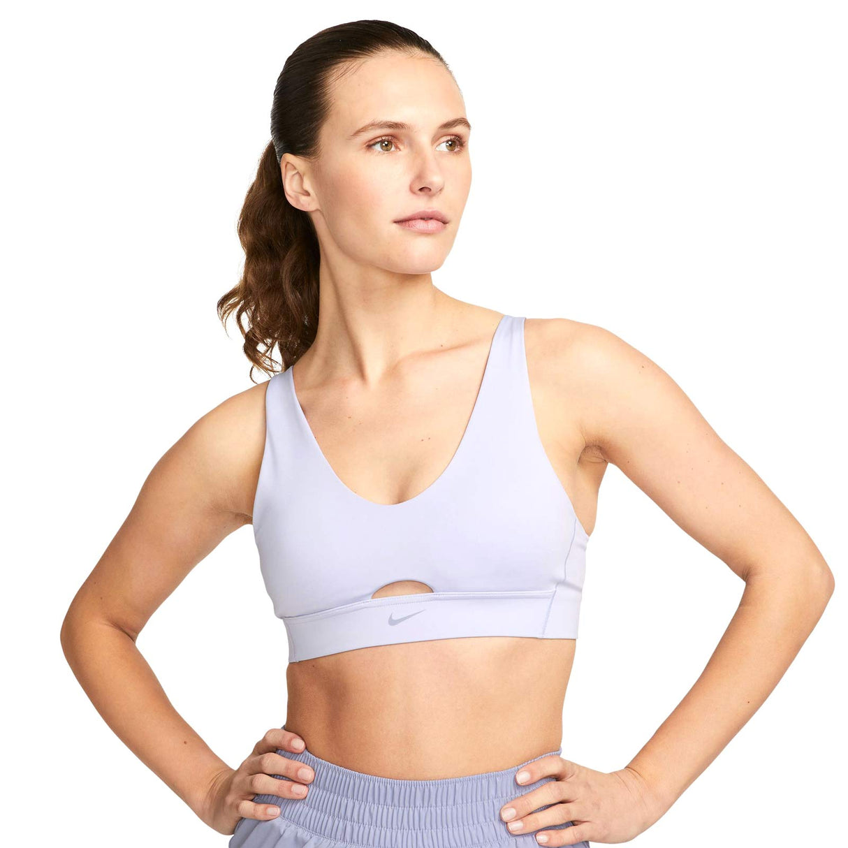 Nike Wmns DF Indy Plunge Cutout Bra Purp