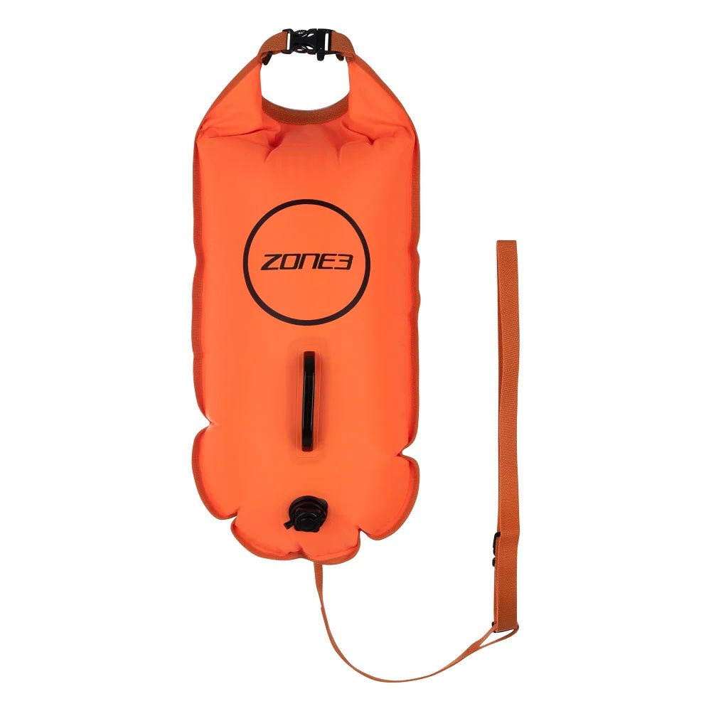 Zone3 Safety Buoy / Dry Bag 28L Orange