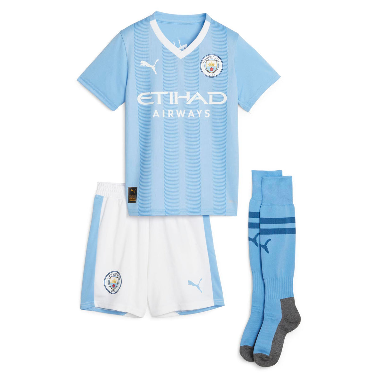 Puma MCFC 23 Home Kids Kit Blue