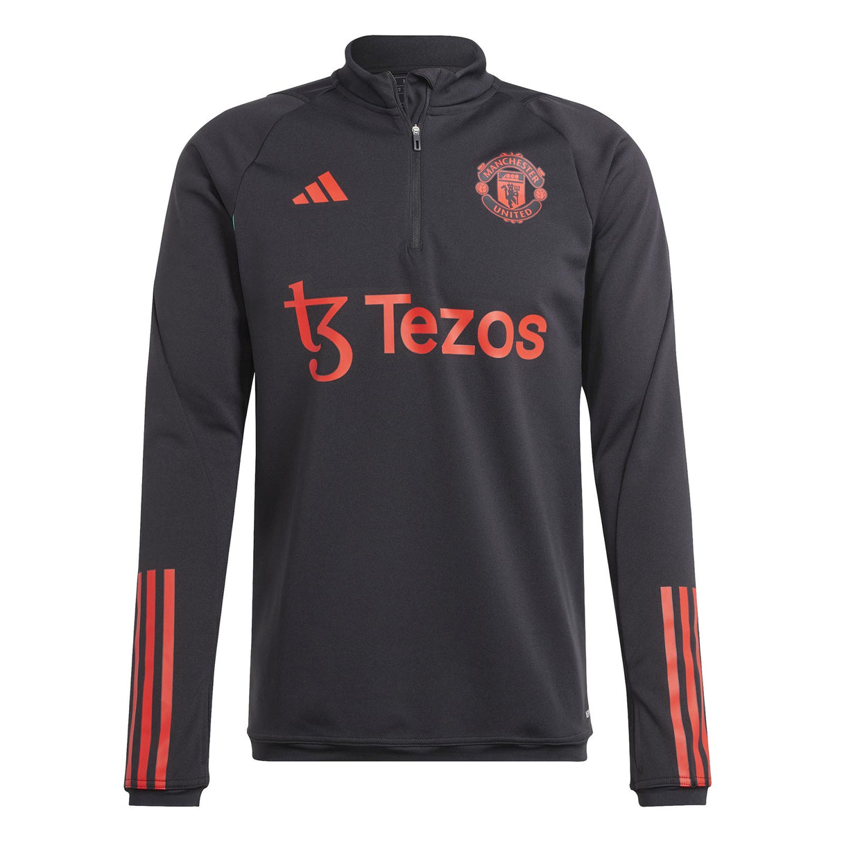 adidas Man Utd 23 Training QZ Top Black