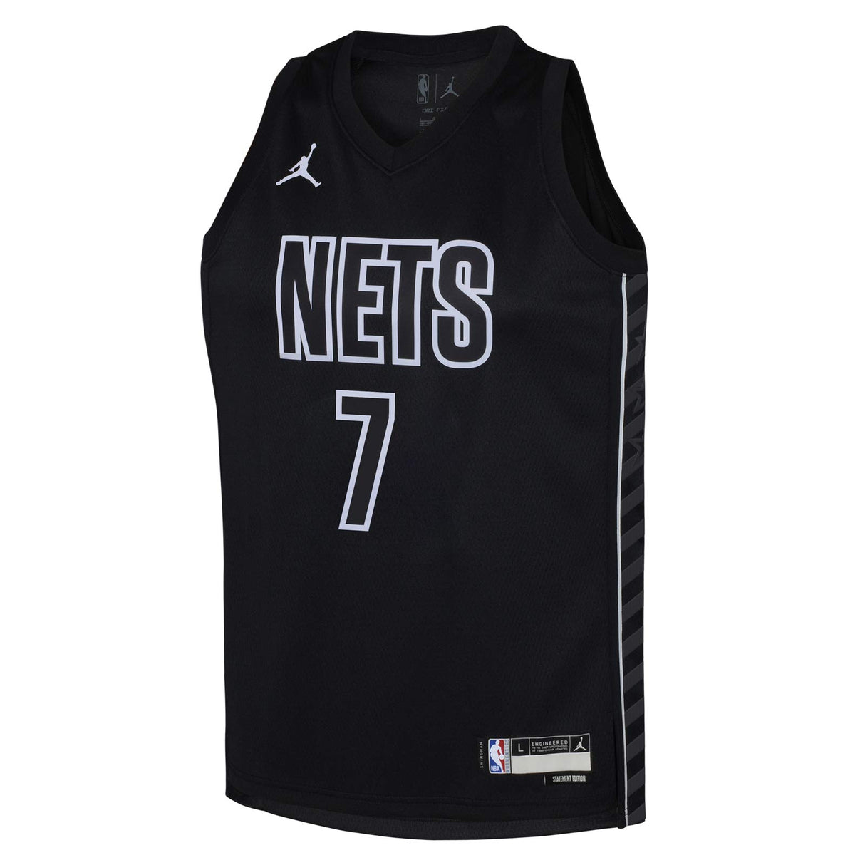 Jordan Nets Durant 7 Kids Jersey Black