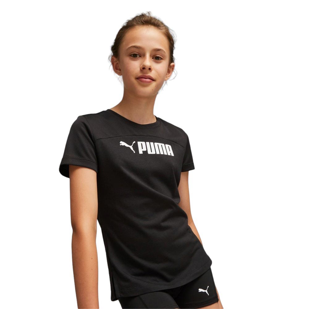 Puma Girls Fit Tee Black