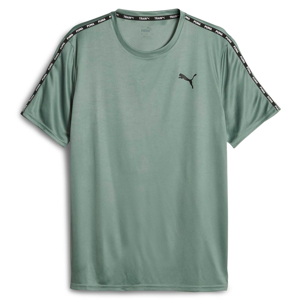 Puma Mens Fit Taped Tee Green