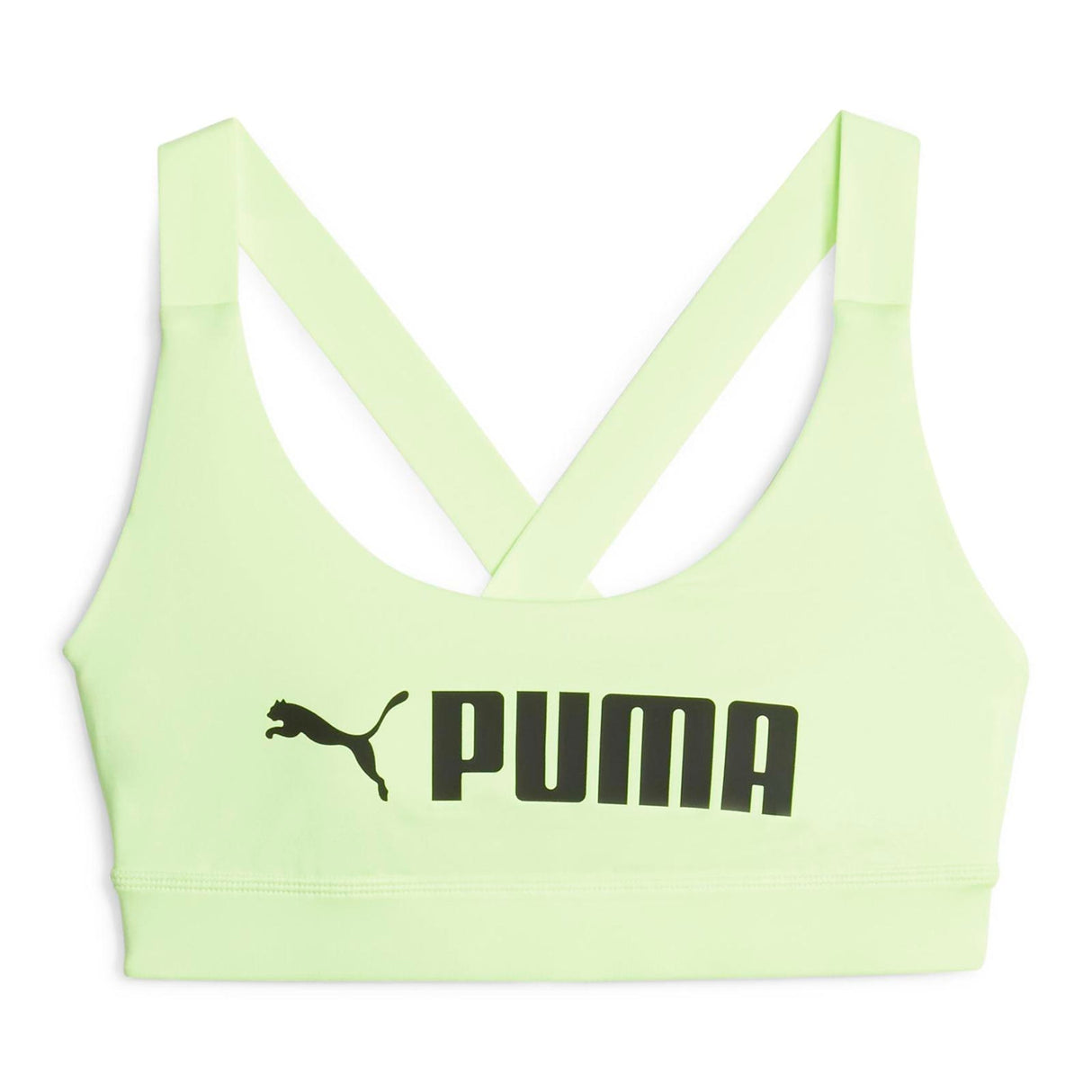 Puma Wmns Mid Impact Fit Bra Green