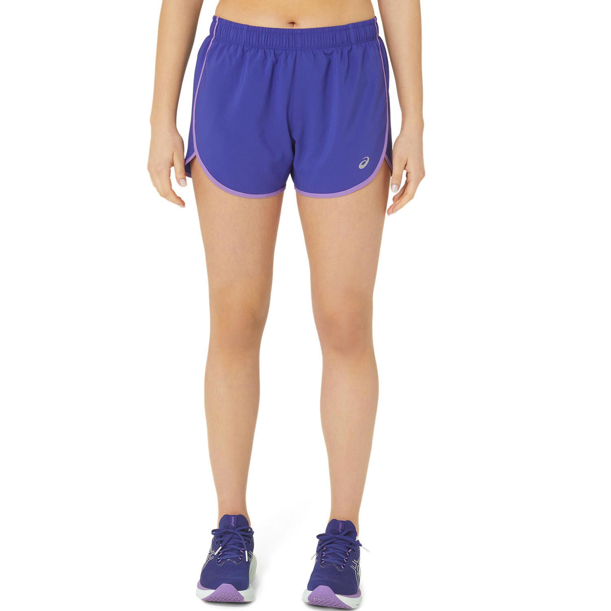 Asics Womens Icon 4in Short Purple