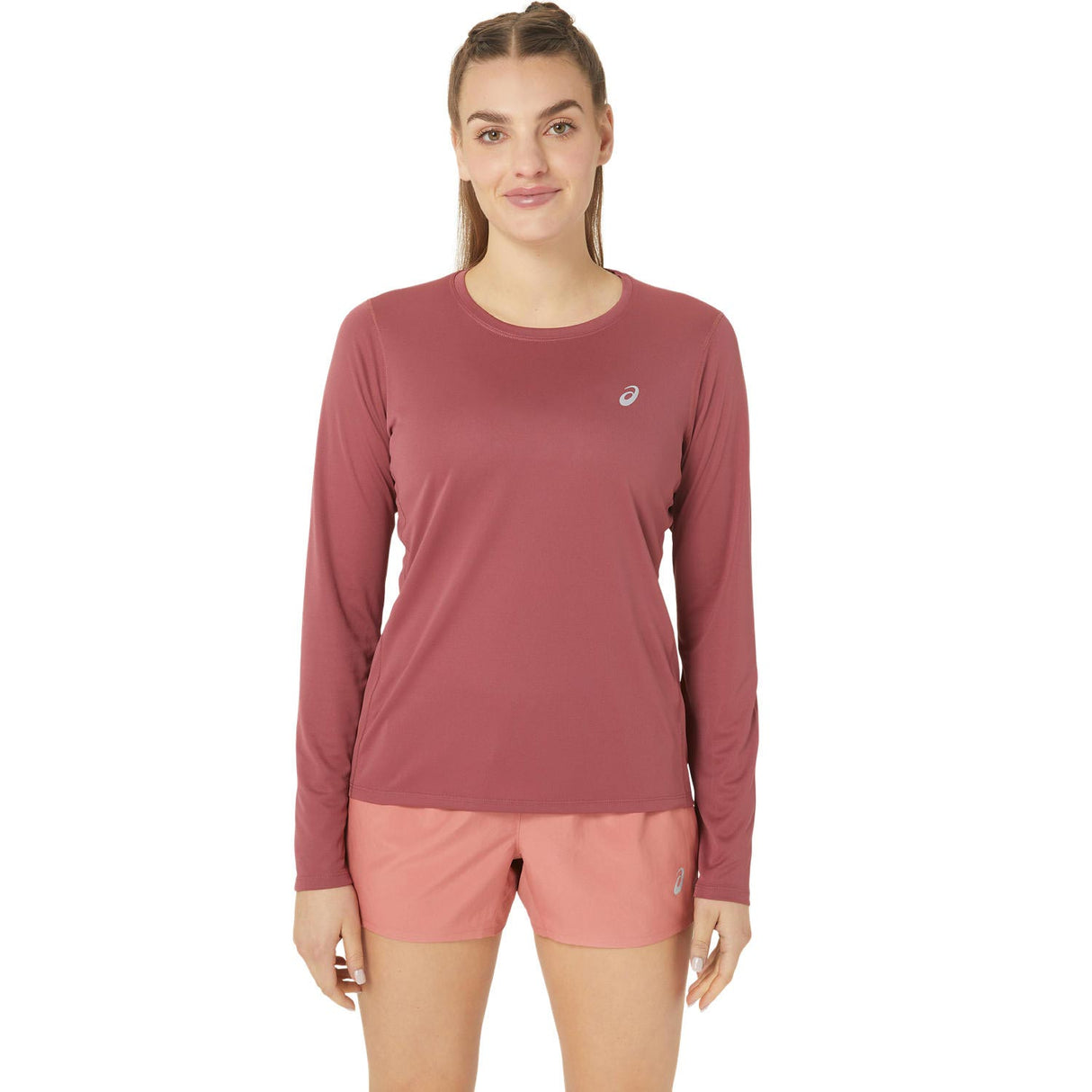 Asics Womens Core LS Top Red