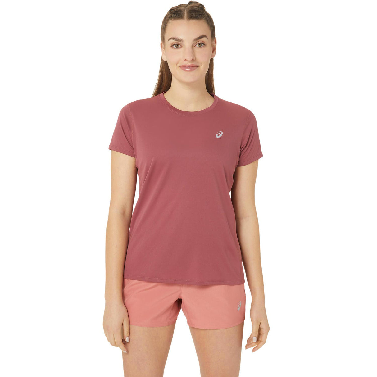 Asics Womens Core SS Top Red