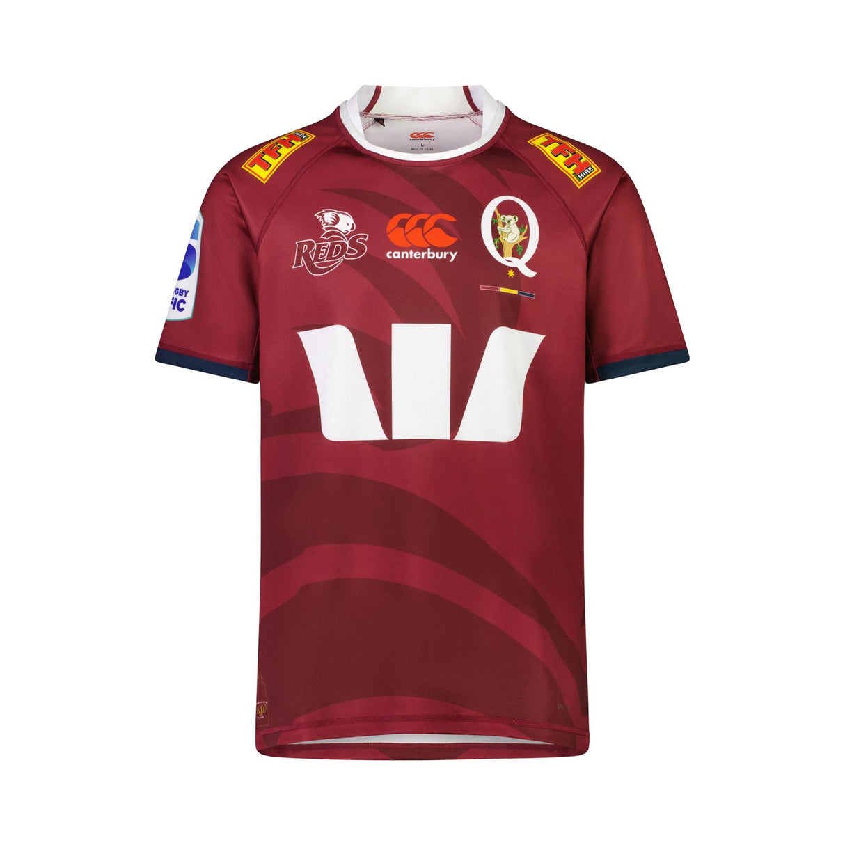 Canterbury QLD Reds Home Jersey Maroon