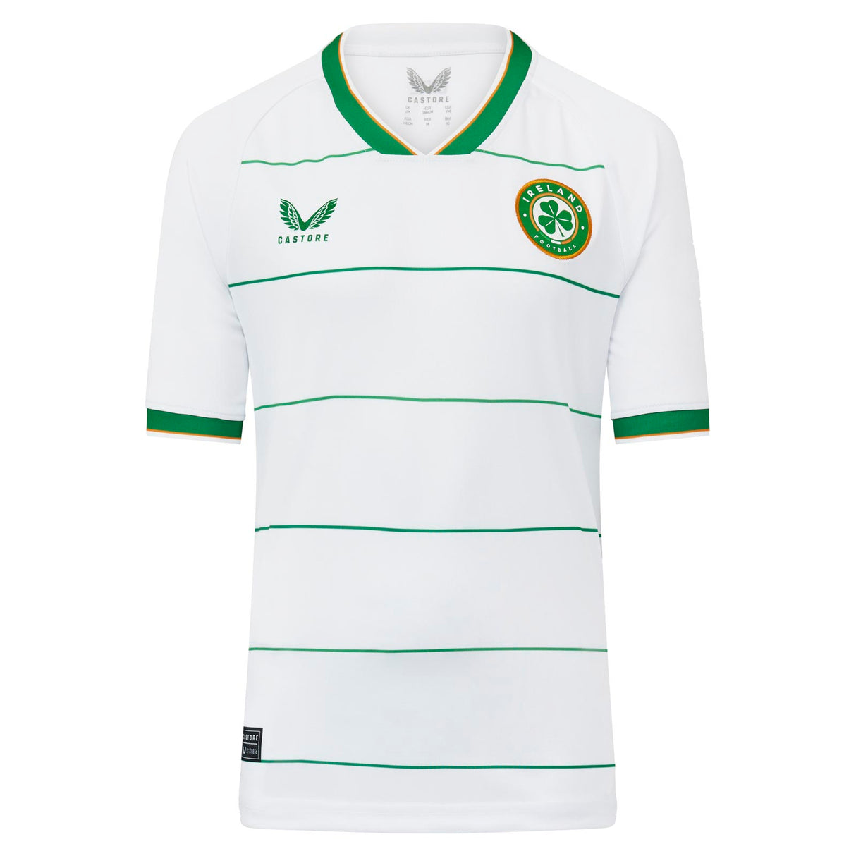 Castore FAI 23 Away Kids SS Jersey White