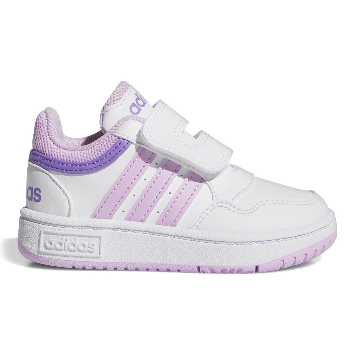 adidas Hoops 3.0 Girls White/Purple