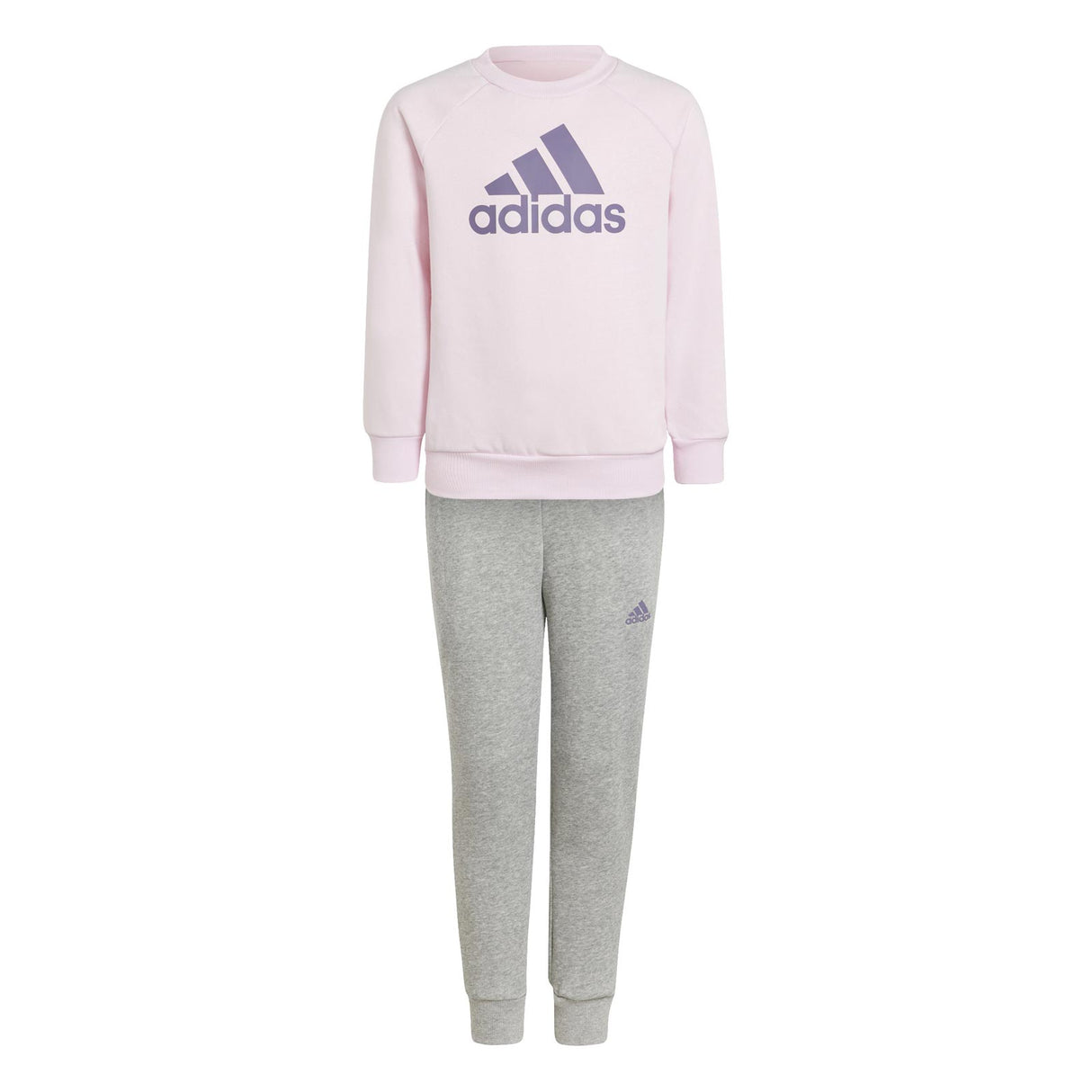 adidas Jnr Girls BOS Jogger Set Pink