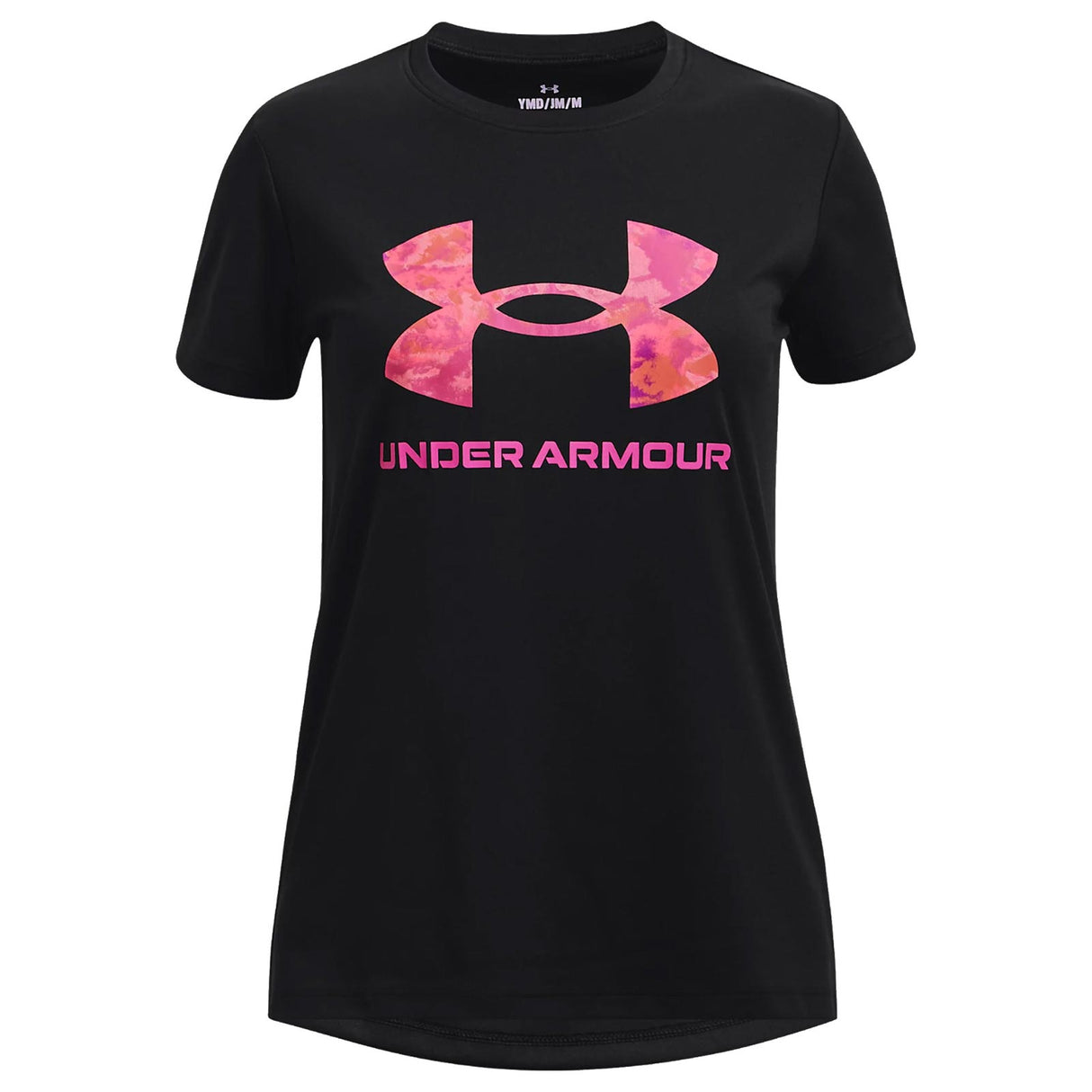 UA Girls Tech Print BL SSC Black