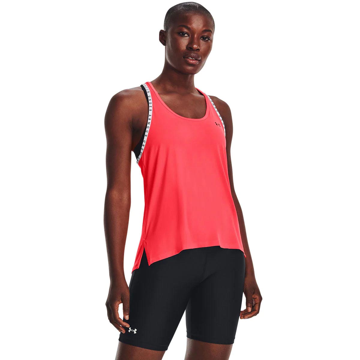UA Womens Knockout Tank Pink