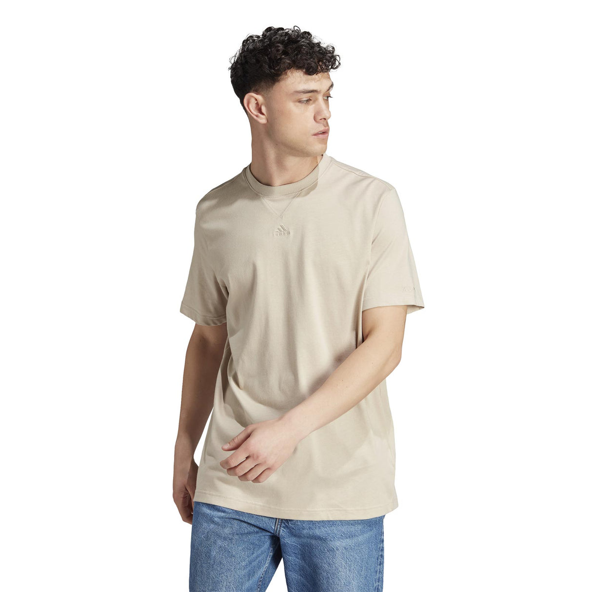 adidas Mens ALL SZN Tee Beige