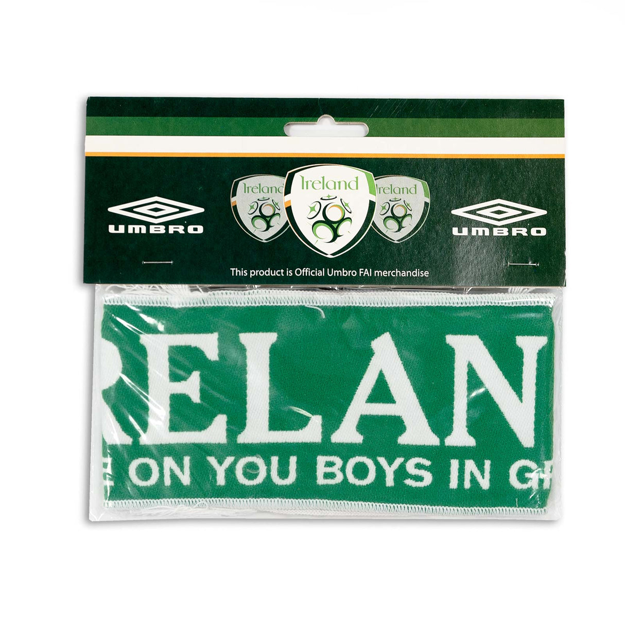 UMBRO IRL WOVEN CAR SCARF GREEN