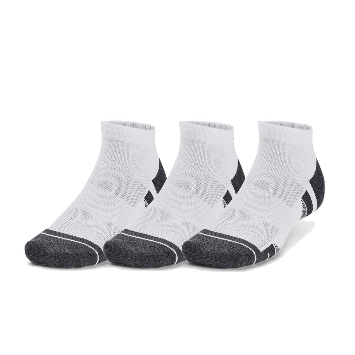 UA Performance Tech 3pk Low White