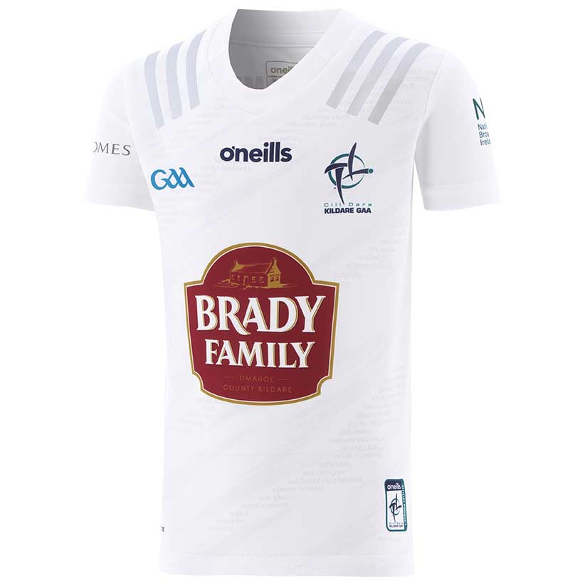 O'Neills Kildare 23 Home Kids Jersey Wht