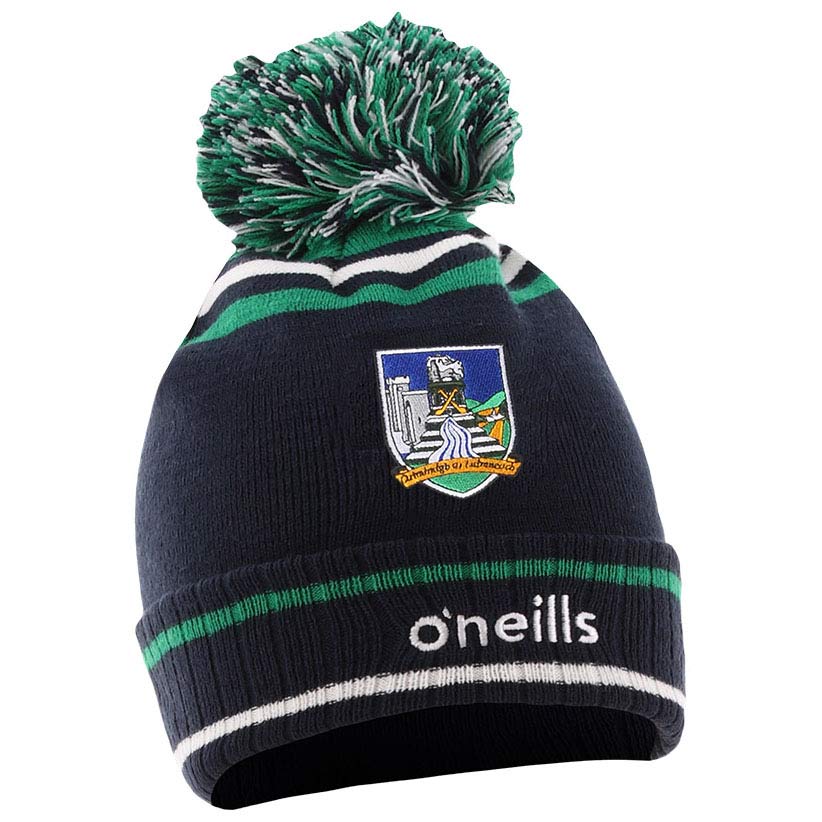 O'Neills Limerick Rockway Bobble Hat Nvy
