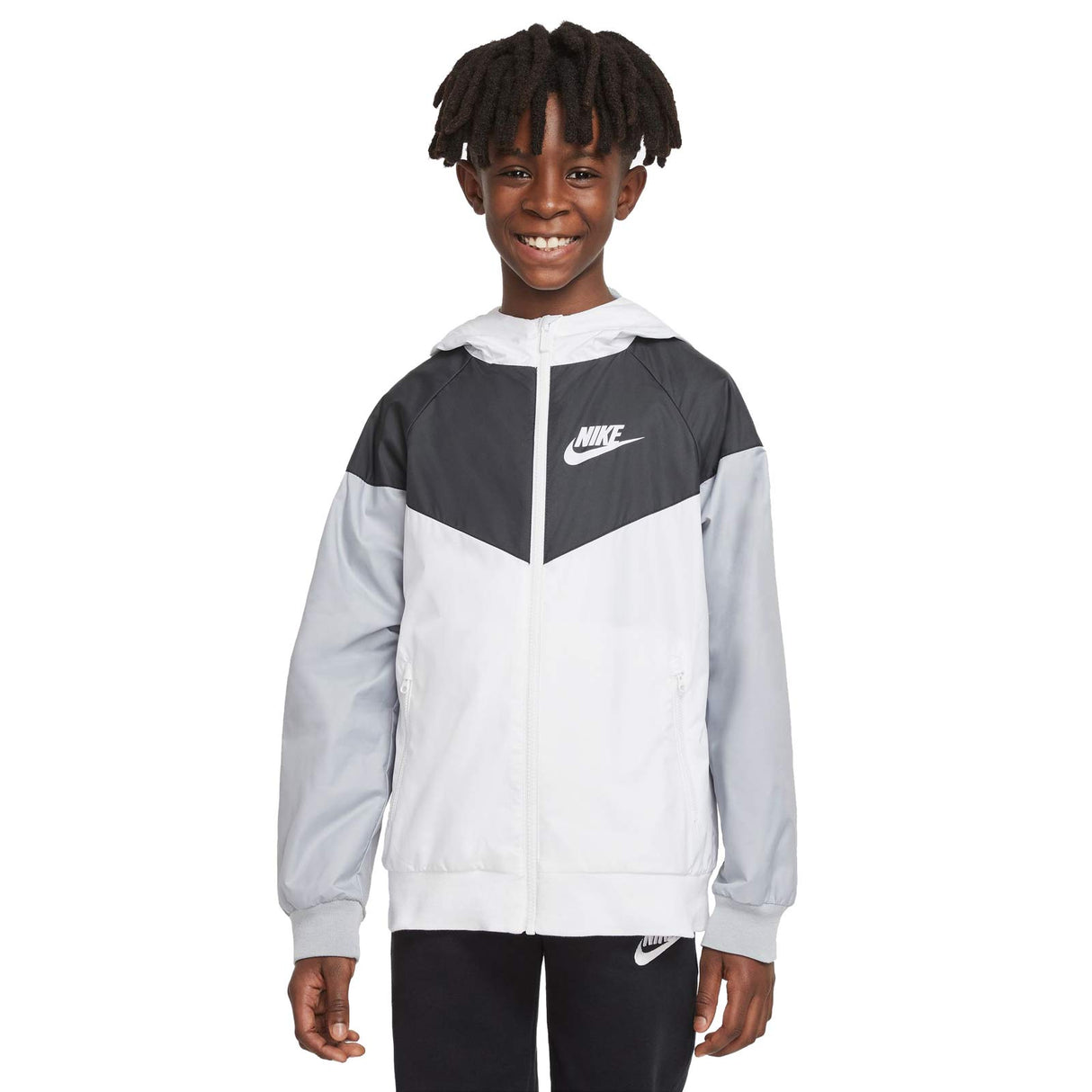 Nike Boys NSW Windrunner Jacket White