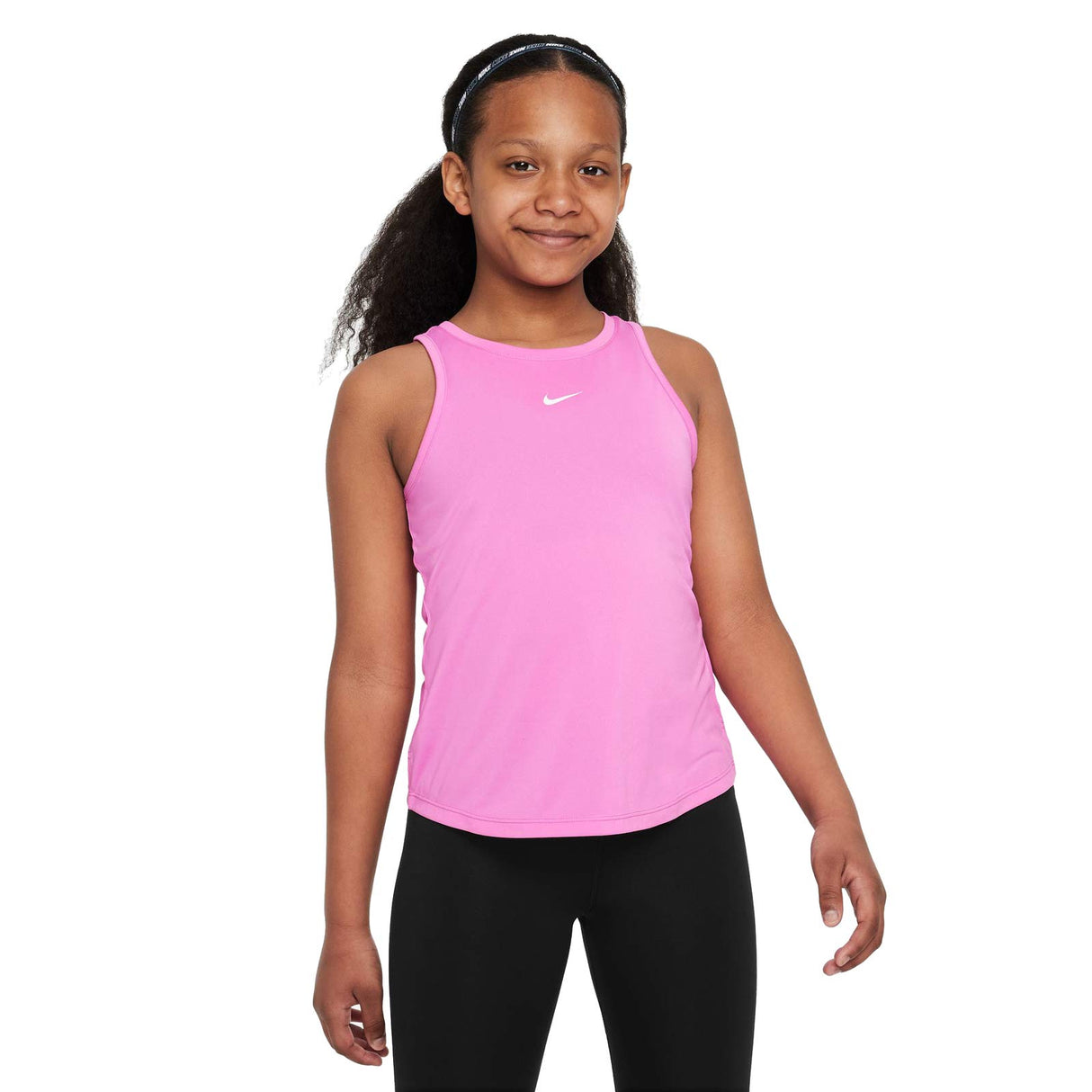 Nike Girls Dri Fit One Tank Pink