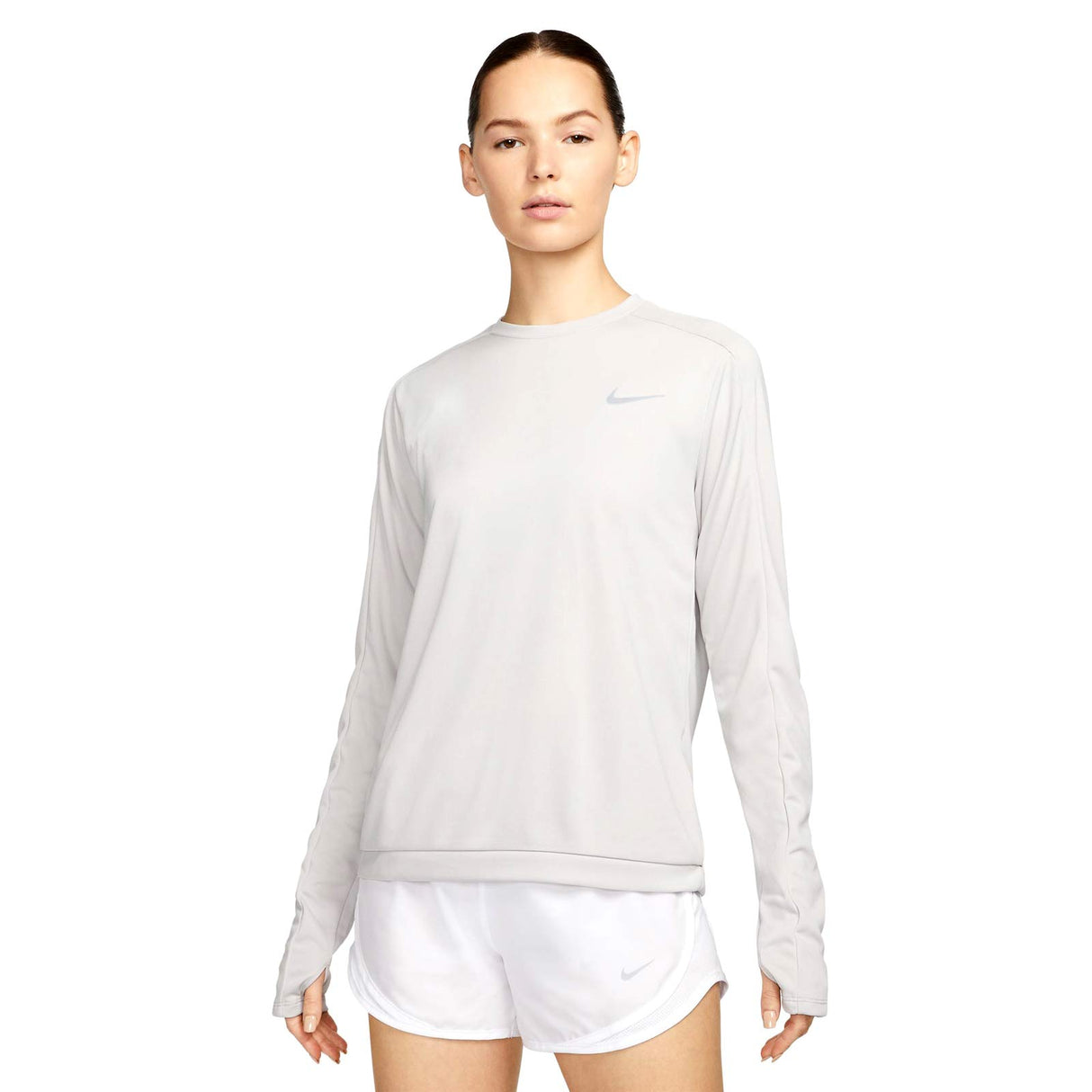 Nike Womens NK DF Pacer Crew Grey