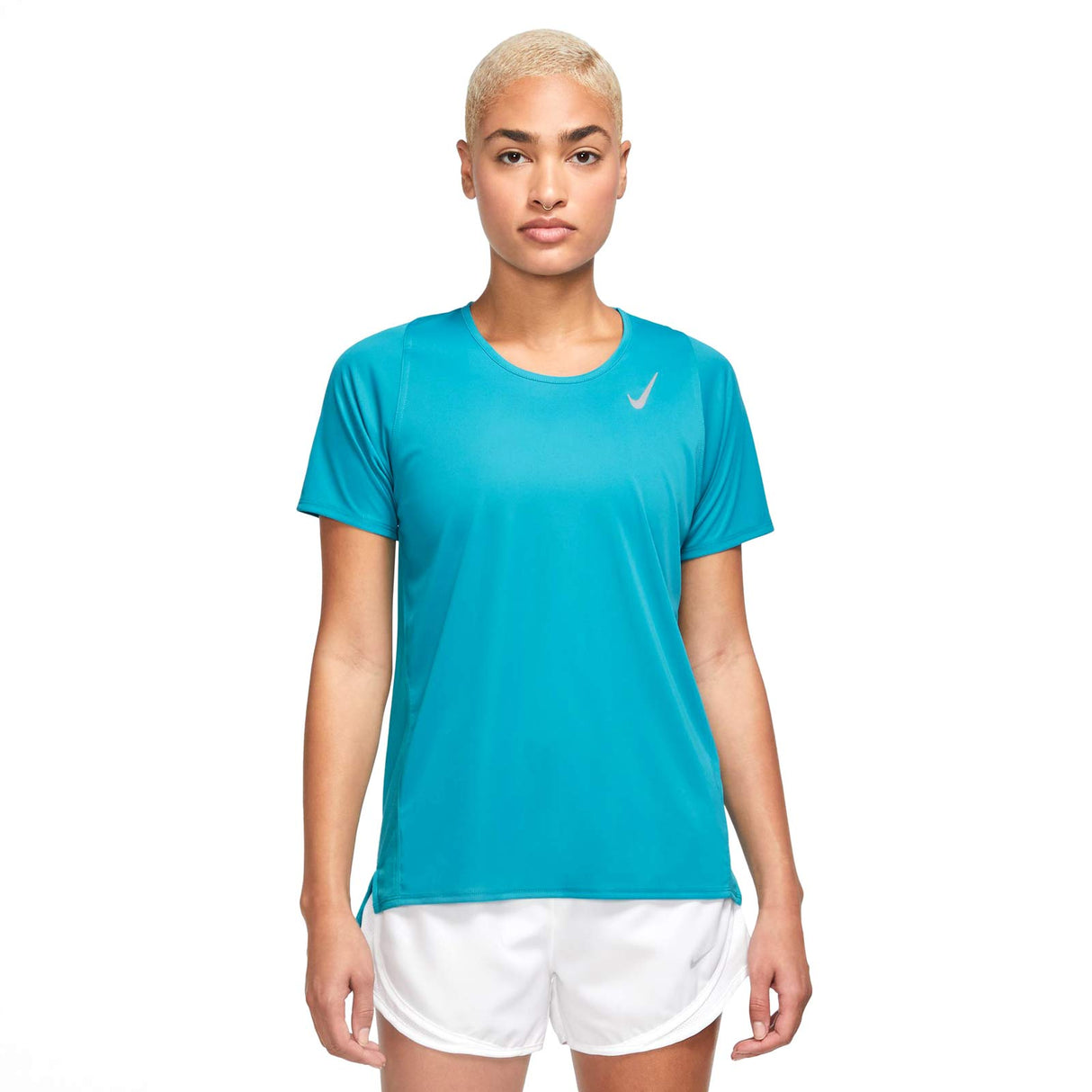 Nike Wmns NK Fast DF SS Top Green