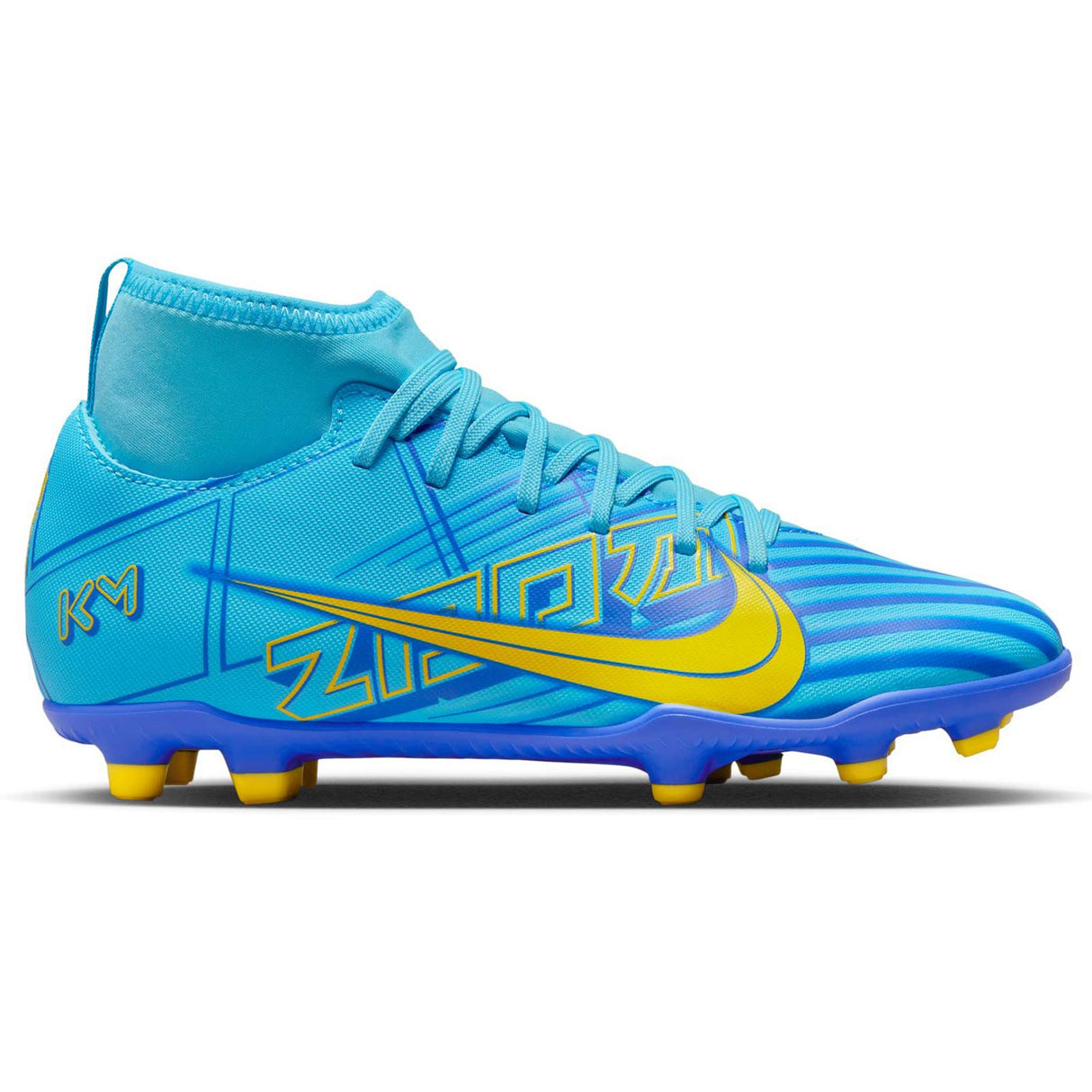 Nike Kids Merc Superfly 9 Club KM FG Blu