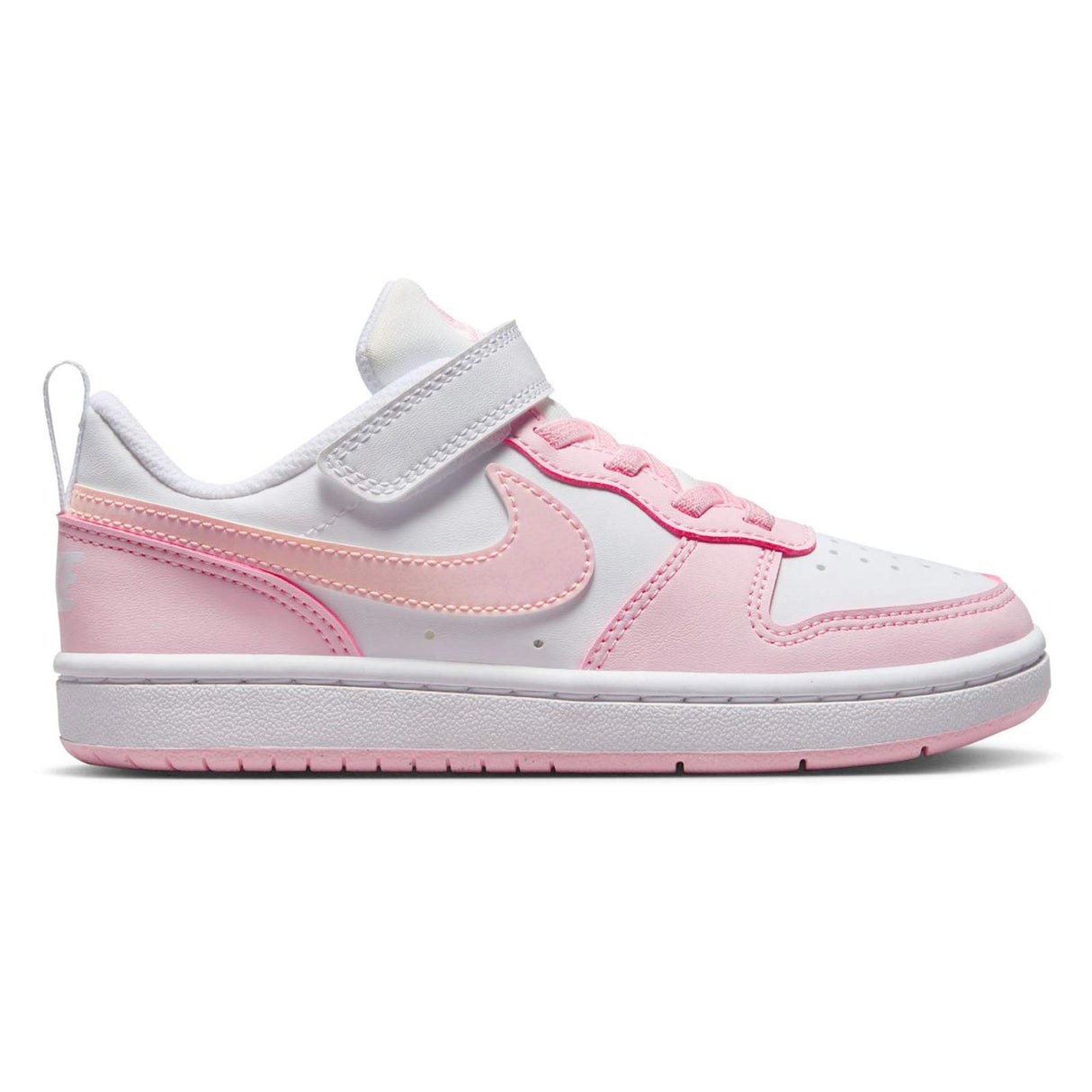 Nike Court Borough Jnr Girls White/Pink