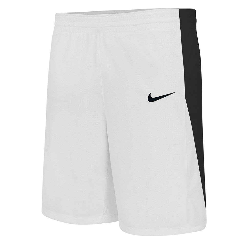 NIKE Mens Team Bball Stock Short 20 Whit