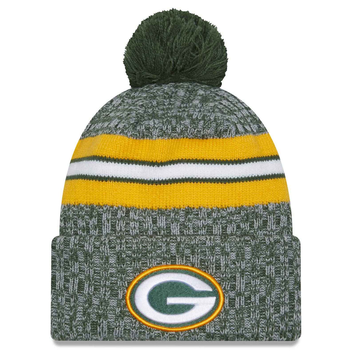 New Era NFL Packers Bobble Hat 23 Green