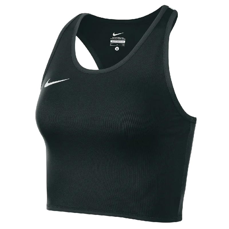 NIKE WMN TEAM STOCK COVER TOP BLACK/WHT