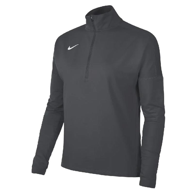 NIKE WMN DRY ELEMENT TOP HZ GREY/WHT