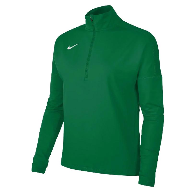NIKE WOMENGÇÖS DRY ELEMENT TOP HZ GRN/WHT