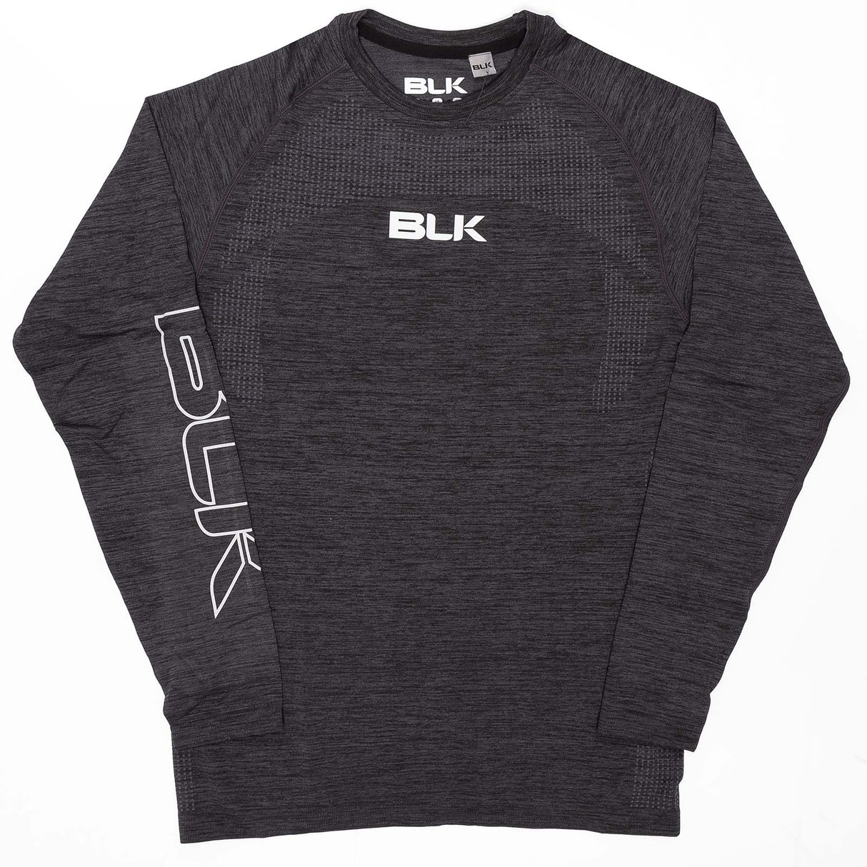 BLK Motion Knit Tee L/S MENS Grey