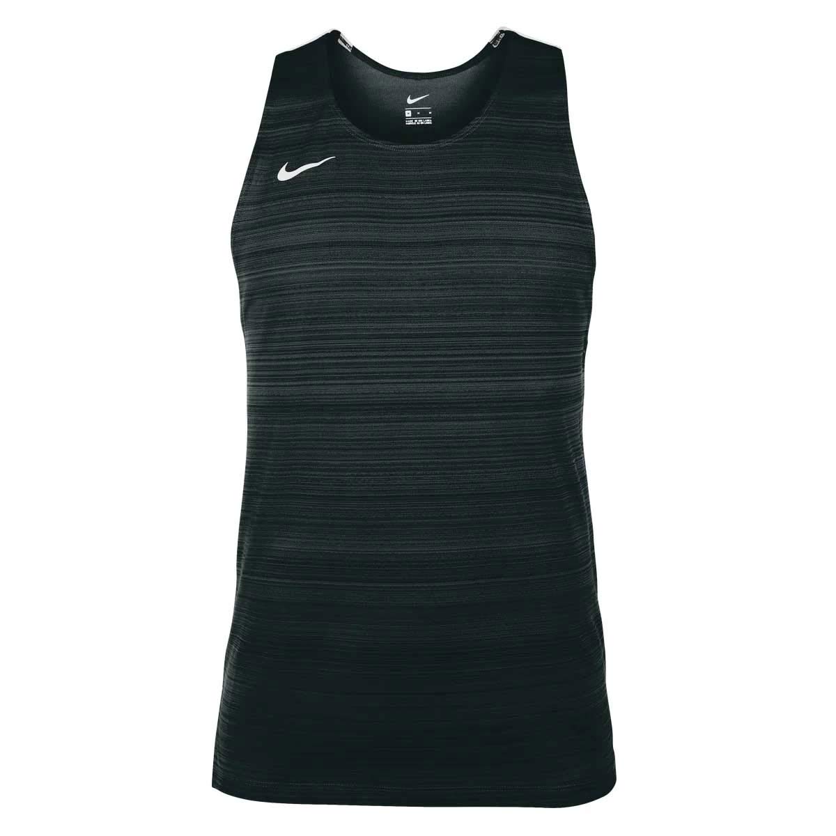 NIKE STOCK DRY MILER SINGLET Kids BLK/WH