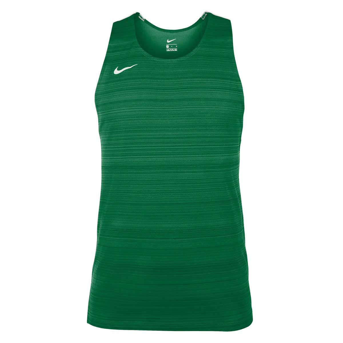 NIKE STOCK DRY MILER SINGLET Kids GRN/WH