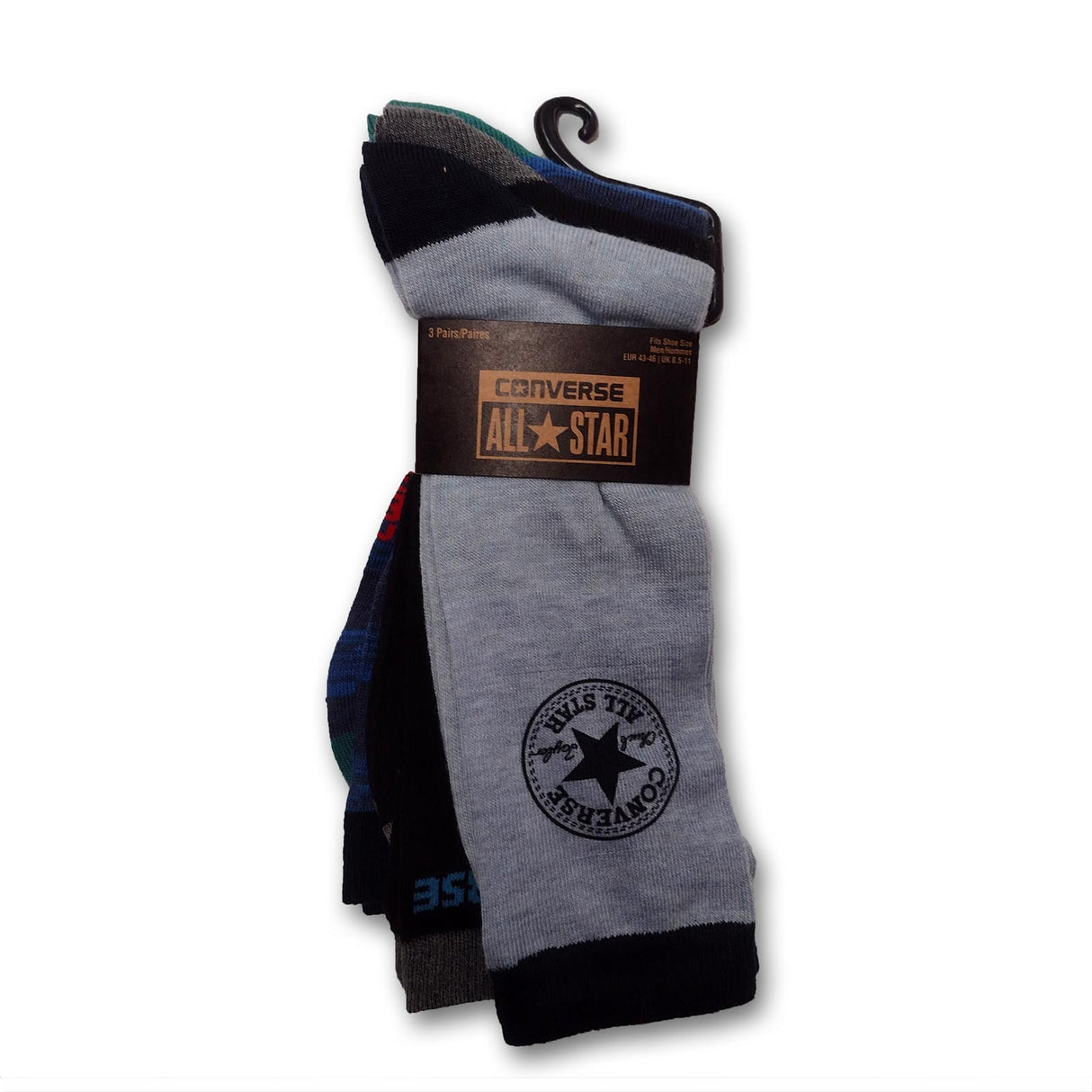Converse Chuck Stamp Mens Socks Blue/Nav