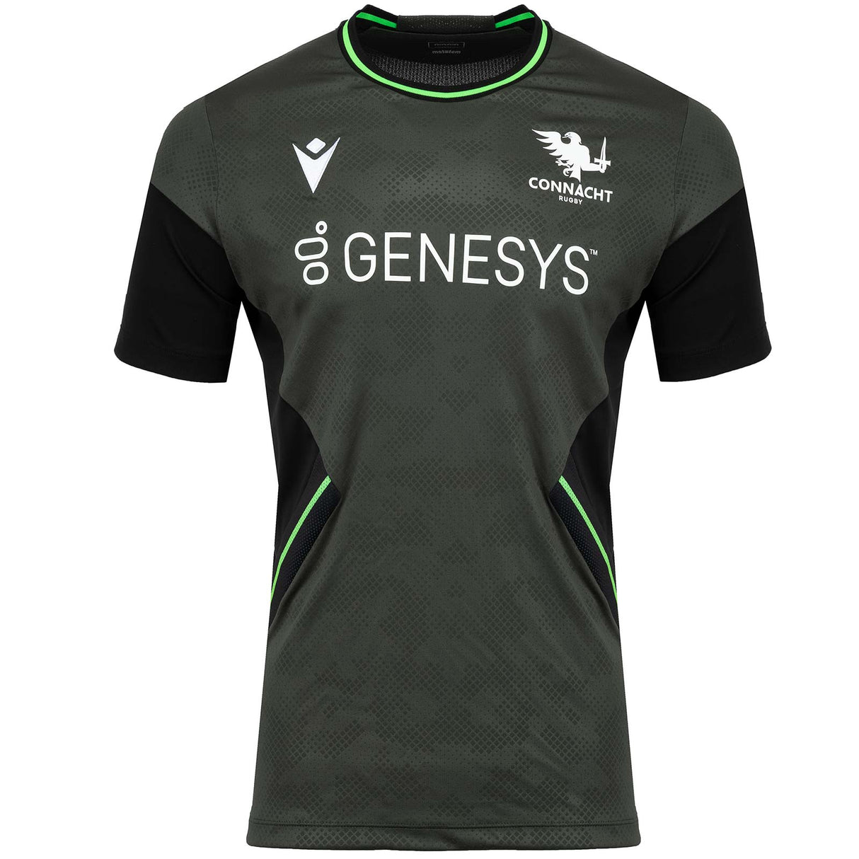 Macron Connacht 23/24 Trn Player Tee Grn