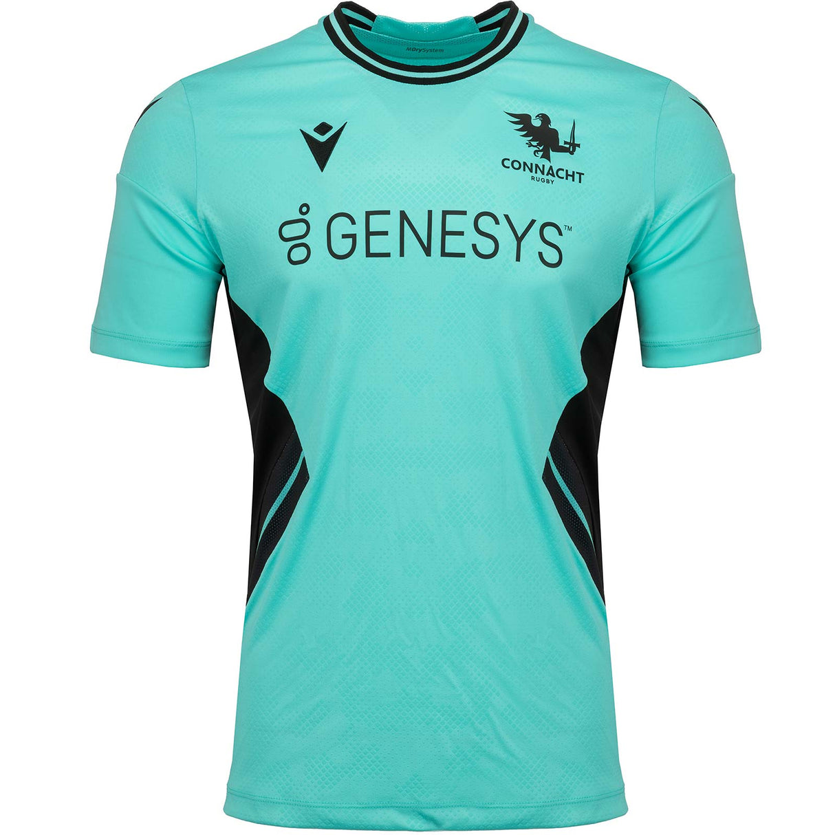 Macron Connacht 23/24 Train Poly Tee Blu