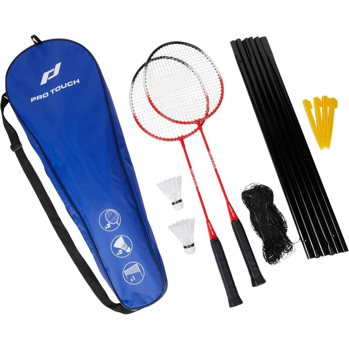 Pro Touch Speed 100 2 Plyr Badminton Set