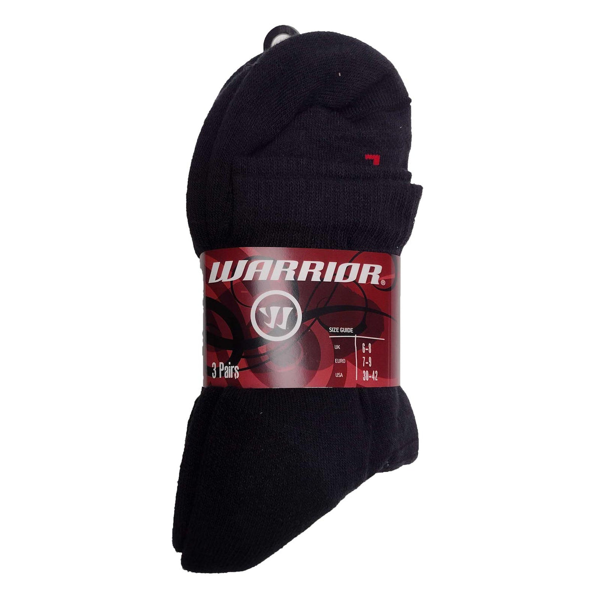 Warrior Ankle Sock 3 Pack Black