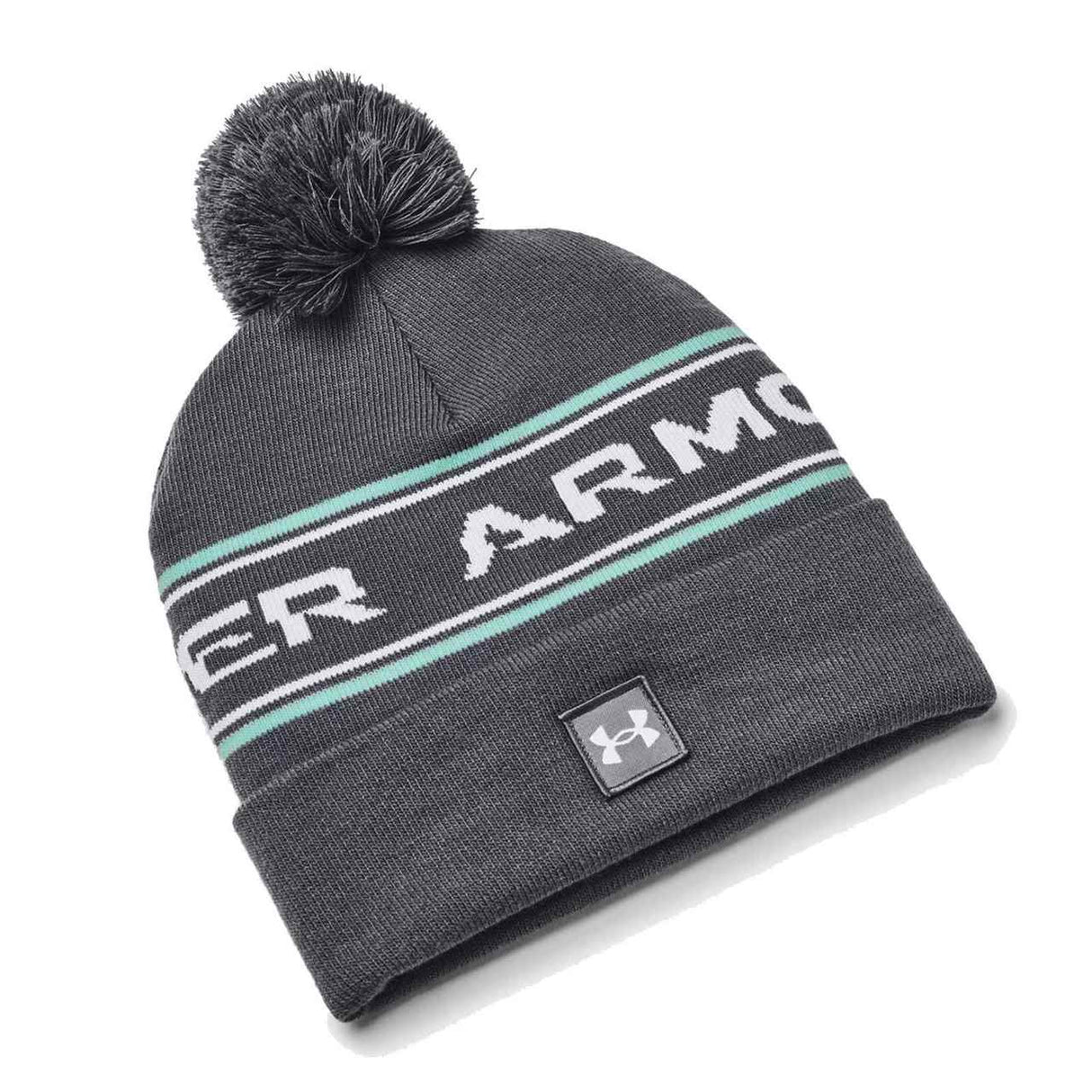 UA Halftime Pom Beanie Grey