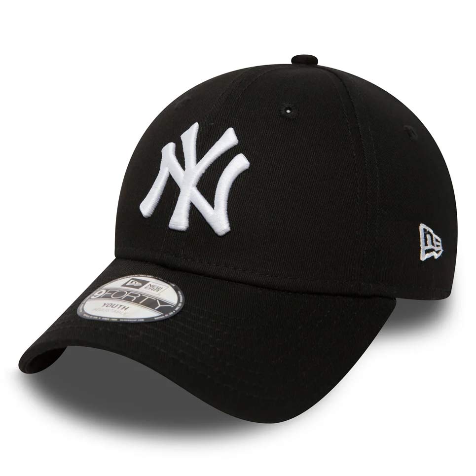 New Era NY Yankees Kids 9Forty Blk/Wht