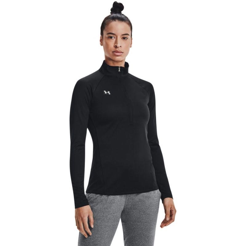 UA Womens Armour Fleece 1/4 Zip Black